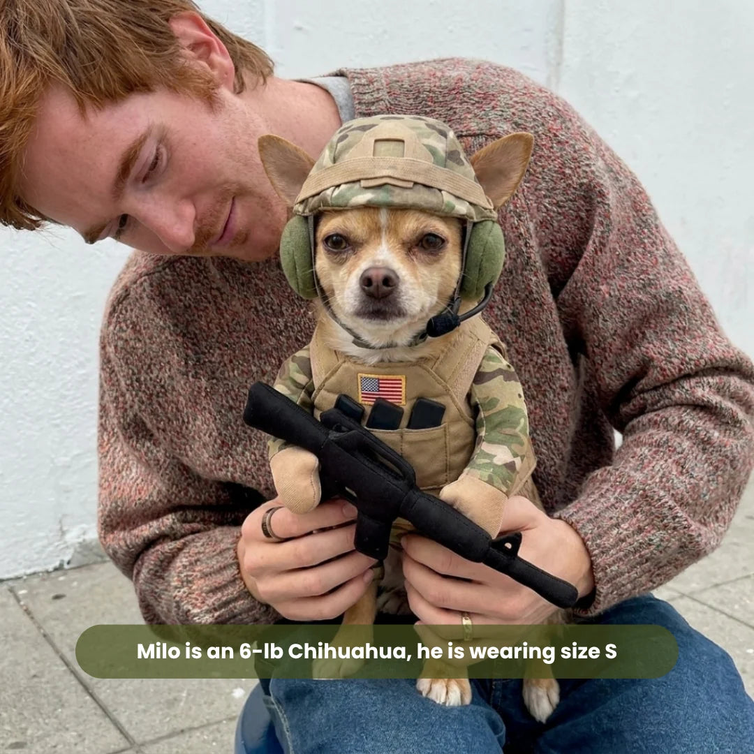 PawForces - Dog Soldier Costume